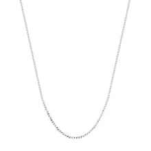 Load image into Gallery viewer, JOSIE | Curb Chain -16&quot; Necklaces AURELIE GI White Gold 
