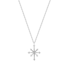 Load image into Gallery viewer, CANDIE | Diamond Octagram Star Necklace Necklaces AURELIE GI White Gold 
