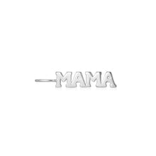 Load image into Gallery viewer, MAMA | Tiny Script Mama Pendant Necklaces AURELIE GI White Gold 
