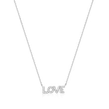 Load image into Gallery viewer, Love | Diamond Necklace Necklaces AURELIE GI White Gold 
