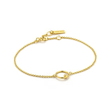 Load image into Gallery viewer, Gold Orbit Chain Circle Bracelet
