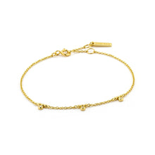 Load image into Gallery viewer, Gold Shimmer Triple Stud Bracelet
