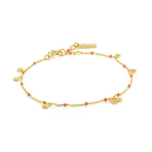 Load image into Gallery viewer, Gold Dotted Drop Discs Bracelet
