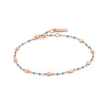 Load image into Gallery viewer, Rose Gold Dotted Discs Bracelet
