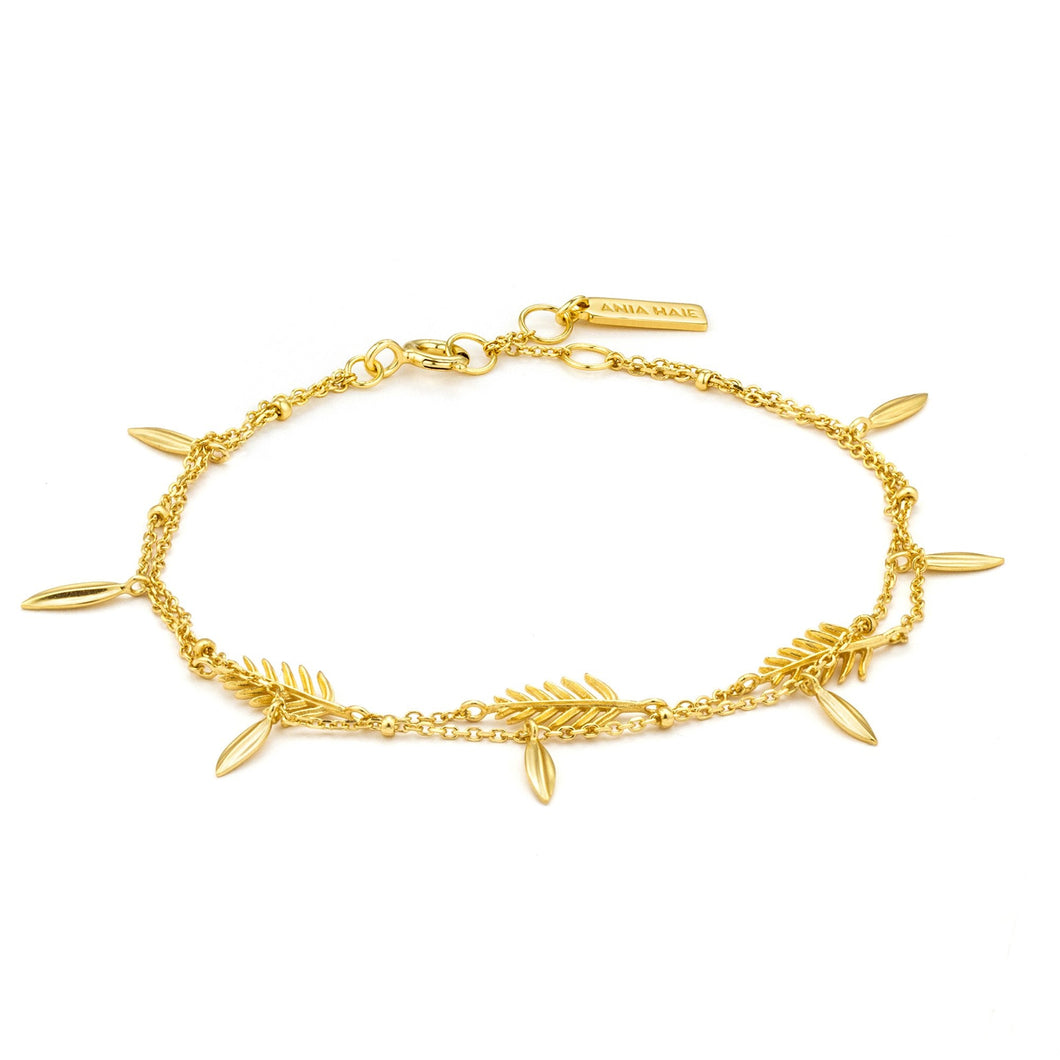 Gold Tropic Double Bracelet