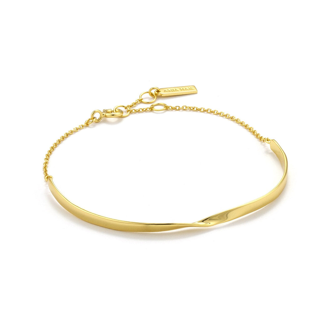 Gold Twist Bracelet