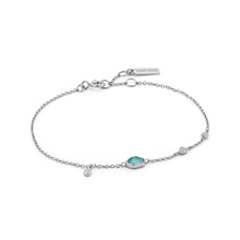 Load image into Gallery viewer, Turquoise Discs Gold Bracelet
