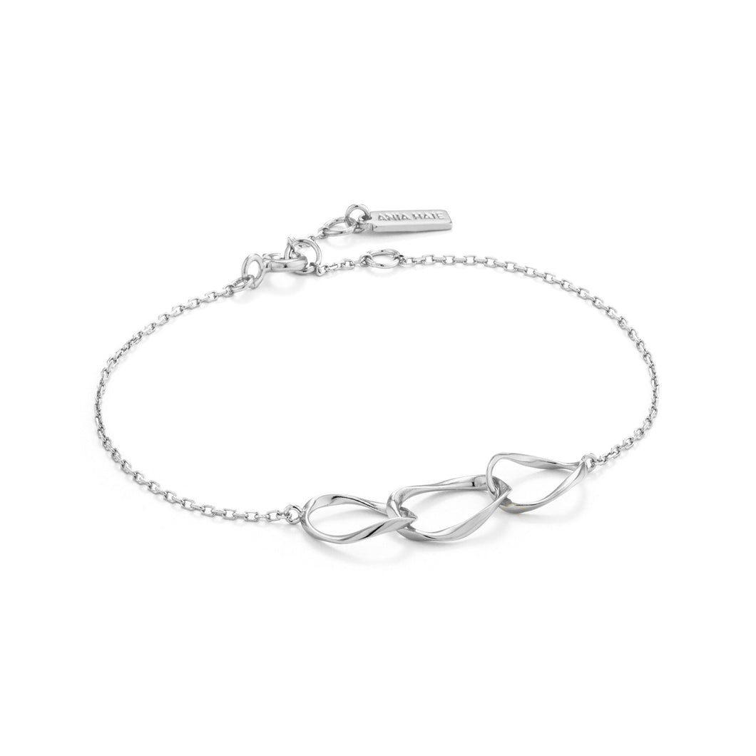 Silver Swirl Nexus Bracelet