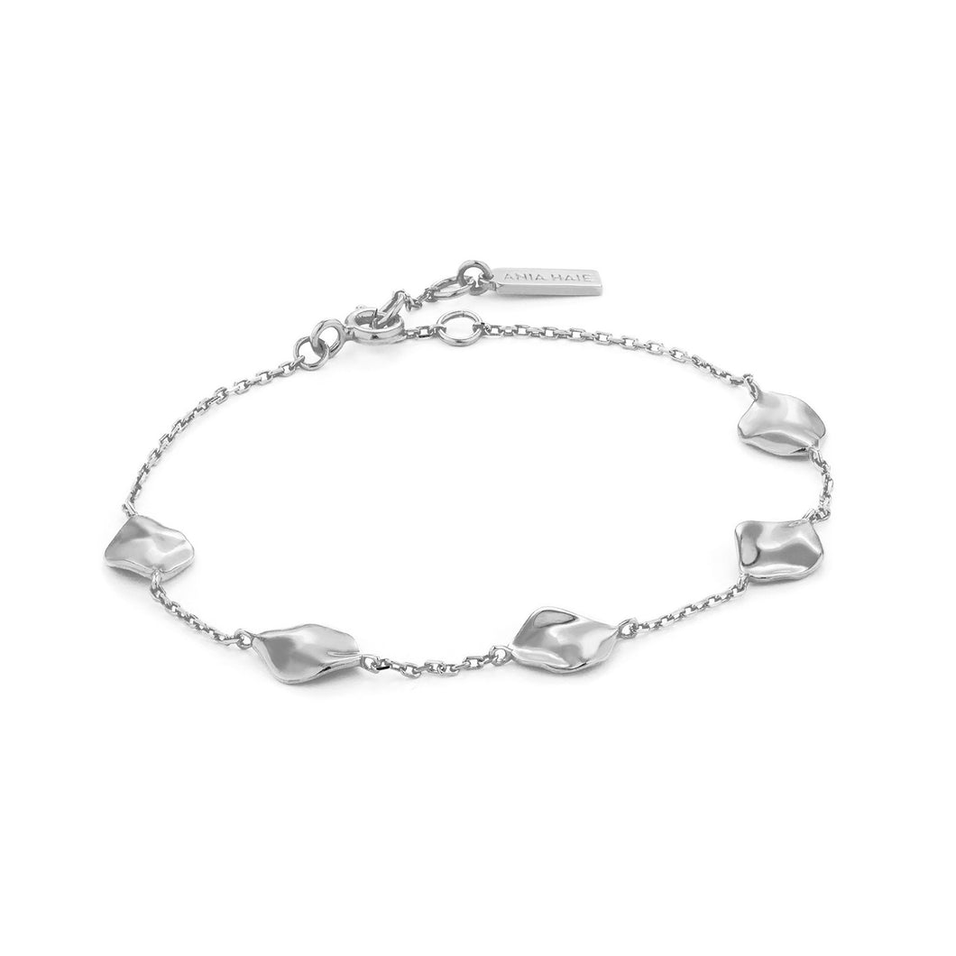 Silver Crush Multiple Discs Bracelet