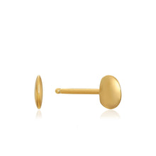 Load image into Gallery viewer, Gold Circle Stud Earrings
