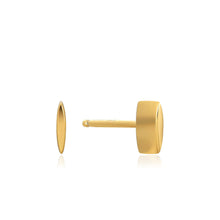 Load image into Gallery viewer, Gold Square Stud Earrings
