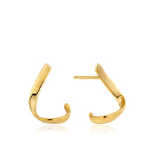 Load image into Gallery viewer, Gold Twist Stud Earrings
