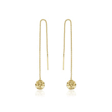 Load image into Gallery viewer, Gold Roman Empress Threader Earrings
