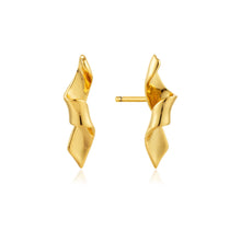 Load image into Gallery viewer, Gold Helix Stud Earrings
