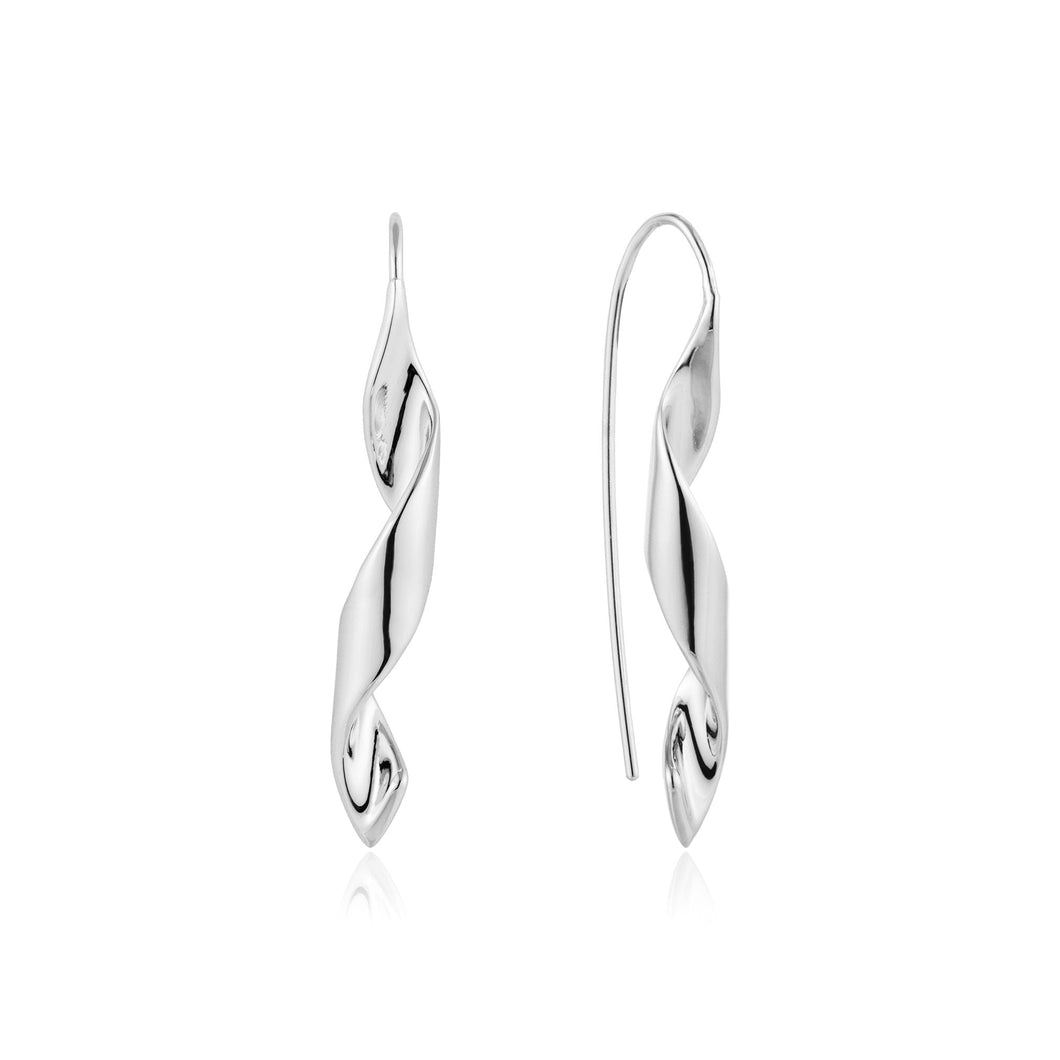 Silver Helix Hook Earrings