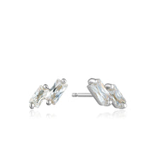Load image into Gallery viewer, Silver Glow Stud Earrings
