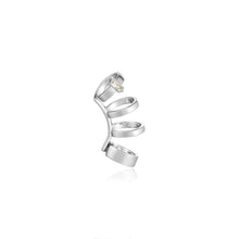 Load image into Gallery viewer, Silver Glow Crawler Ear Cuff
