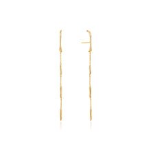Load image into Gallery viewer, Gold Slinky Drop Earrings
