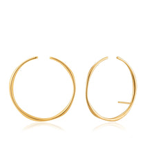 Load image into Gallery viewer, Gold Stud Hoop Ear Cuffs
