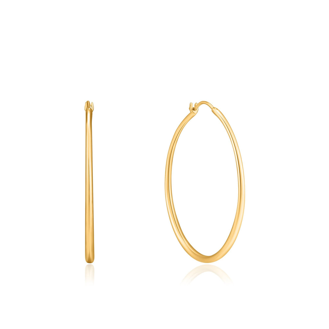 Gold Luxe Hoop Earrings