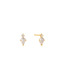 Load image into Gallery viewer, Gold Midnight Stud Earrings
