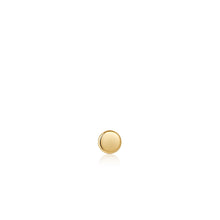 Load image into Gallery viewer, Gold Disc Barbell Single Earring
