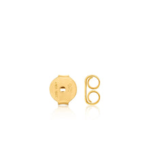 Load image into Gallery viewer, Sage Enamel Gold Hoop Earrings
