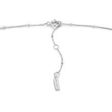 Load image into Gallery viewer, Silver Beaded Chain Link Necklace
