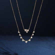 Load image into Gallery viewer, ROSAMUND | Rose Cut White Sapphire Necklace Necklaces AURELIE GI 
