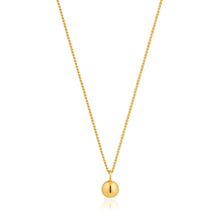 Load image into Gallery viewer, Gold Orbit Ball Necklace
