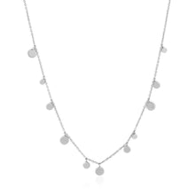Load image into Gallery viewer, Silver Geometry Mixed Discs Necklace
