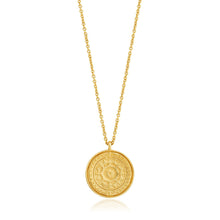 Load image into Gallery viewer, Gold Verginia Sun Necklace
