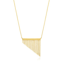 Load image into Gallery viewer, Gold Fringe Fall Necklace
