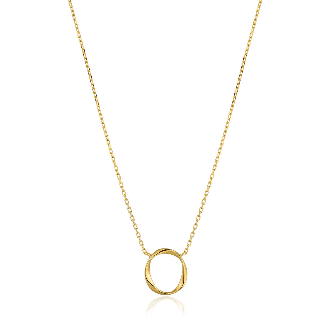 Gold Swirl Necklace