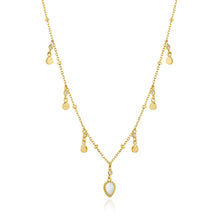 Load image into Gallery viewer, Gold Dream Drop Discs Necklace
