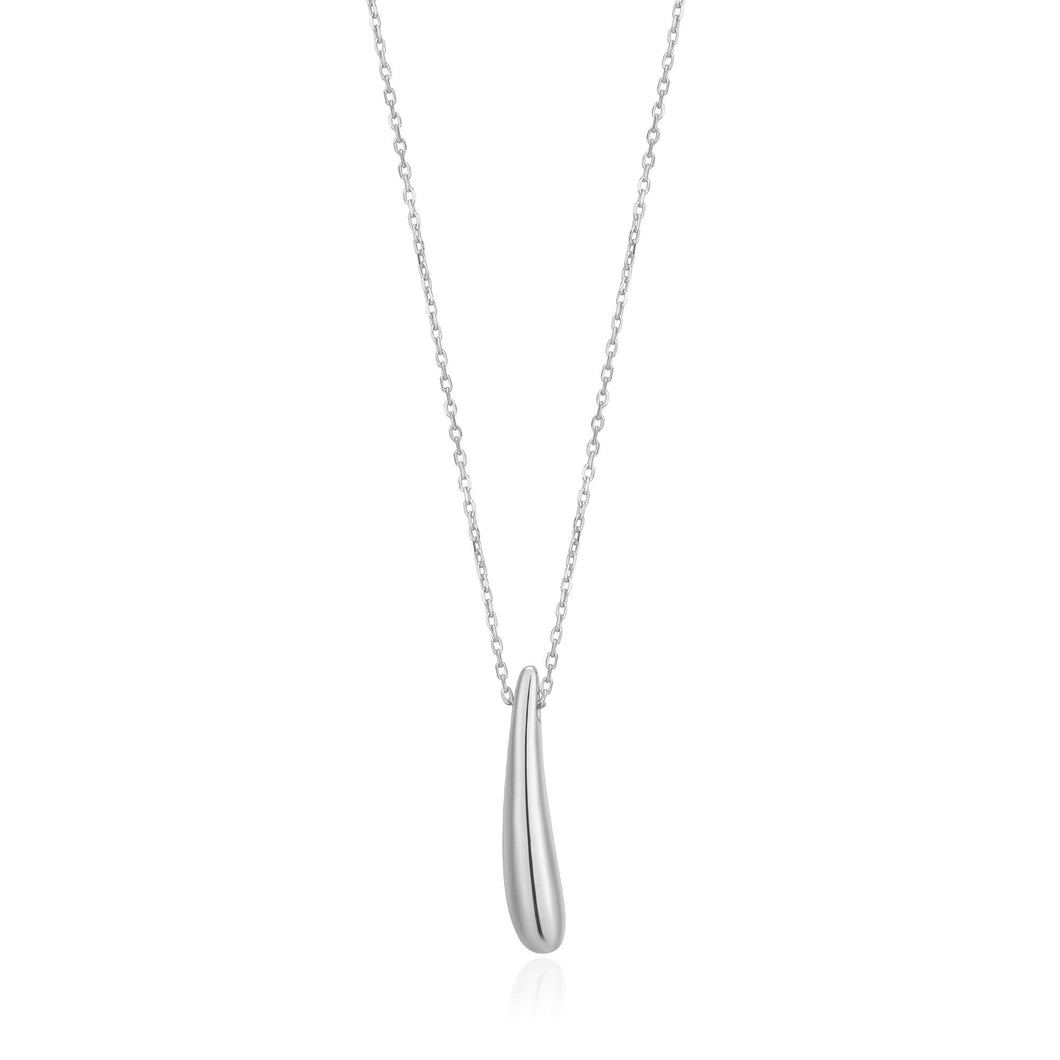 Silver Luxe Drop Necklace