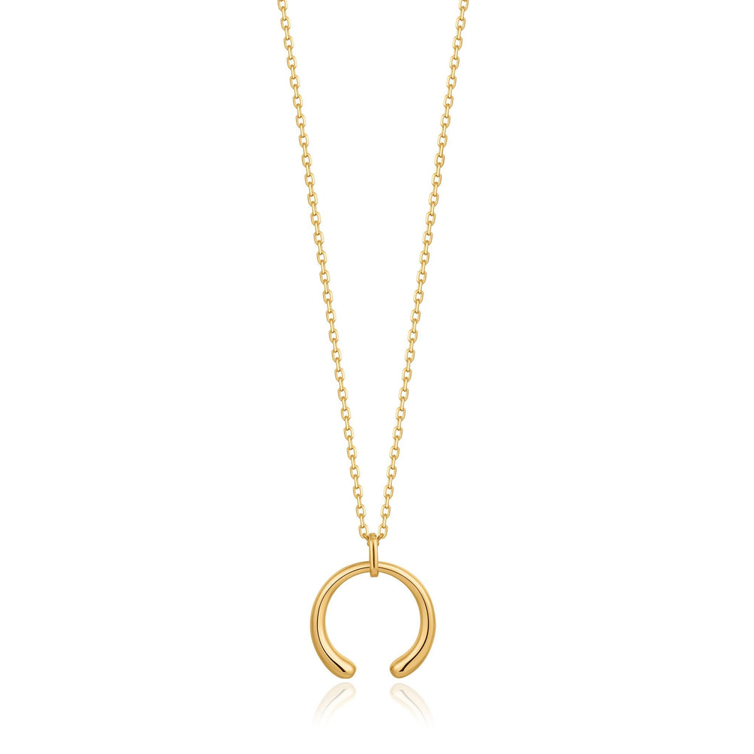 Gold Luxe Curve Necklace