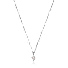 Load image into Gallery viewer, Silver Star Kyoto Opal Pendant Necklace

