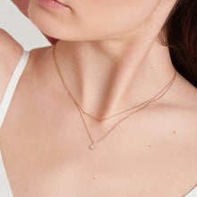 Load image into Gallery viewer, 14kt Gold Solid Bar Necklace
