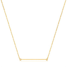 Load image into Gallery viewer, 14kt Gold Solid Bar Necklace
