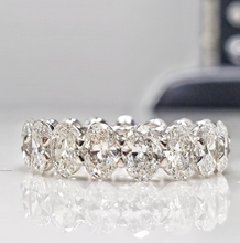 Load image into Gallery viewer, Oval Diamond Eternity Ring
