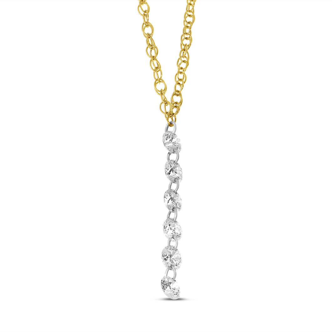 Dashing Diamond 6 Diamond Necklace
