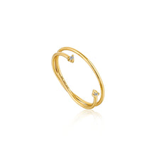 Load image into Gallery viewer, Gold Shimmer Double Ring
