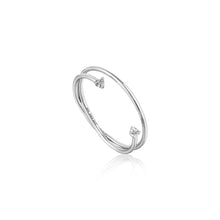 Load image into Gallery viewer, Silver Shimmer Double Ring
