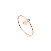 Load image into Gallery viewer, Rose Gold Dotted Stud Ring
