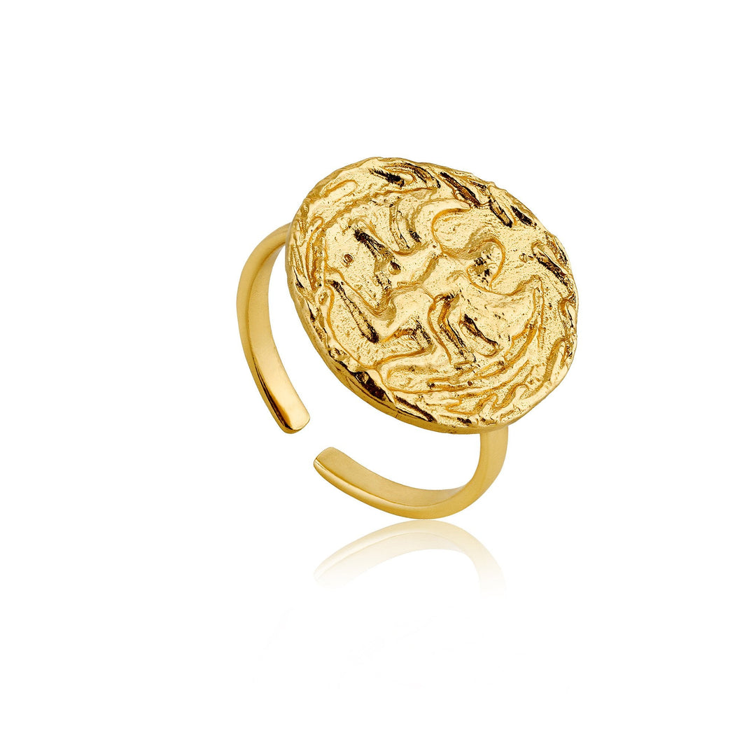 Gold Boreas Adjustable Ring