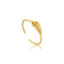 Load image into Gallery viewer, Gold Small Palm Adjustable Ring
