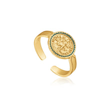 Load image into Gallery viewer, Gold Emperor Adjustable Ring
