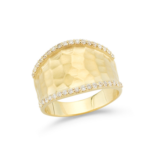 diamond diana ring yellow