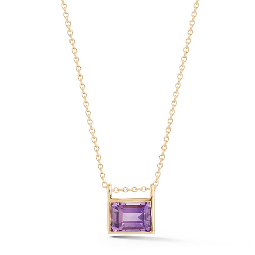 14kt amethyst necklace